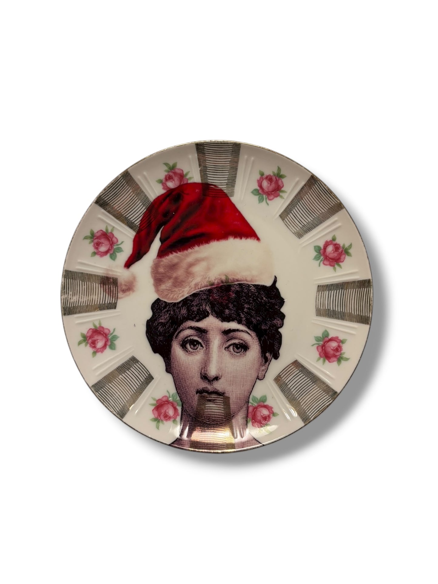 Vintage Wandbord Lina Fornasetti Kerst | The Vintage Vibe