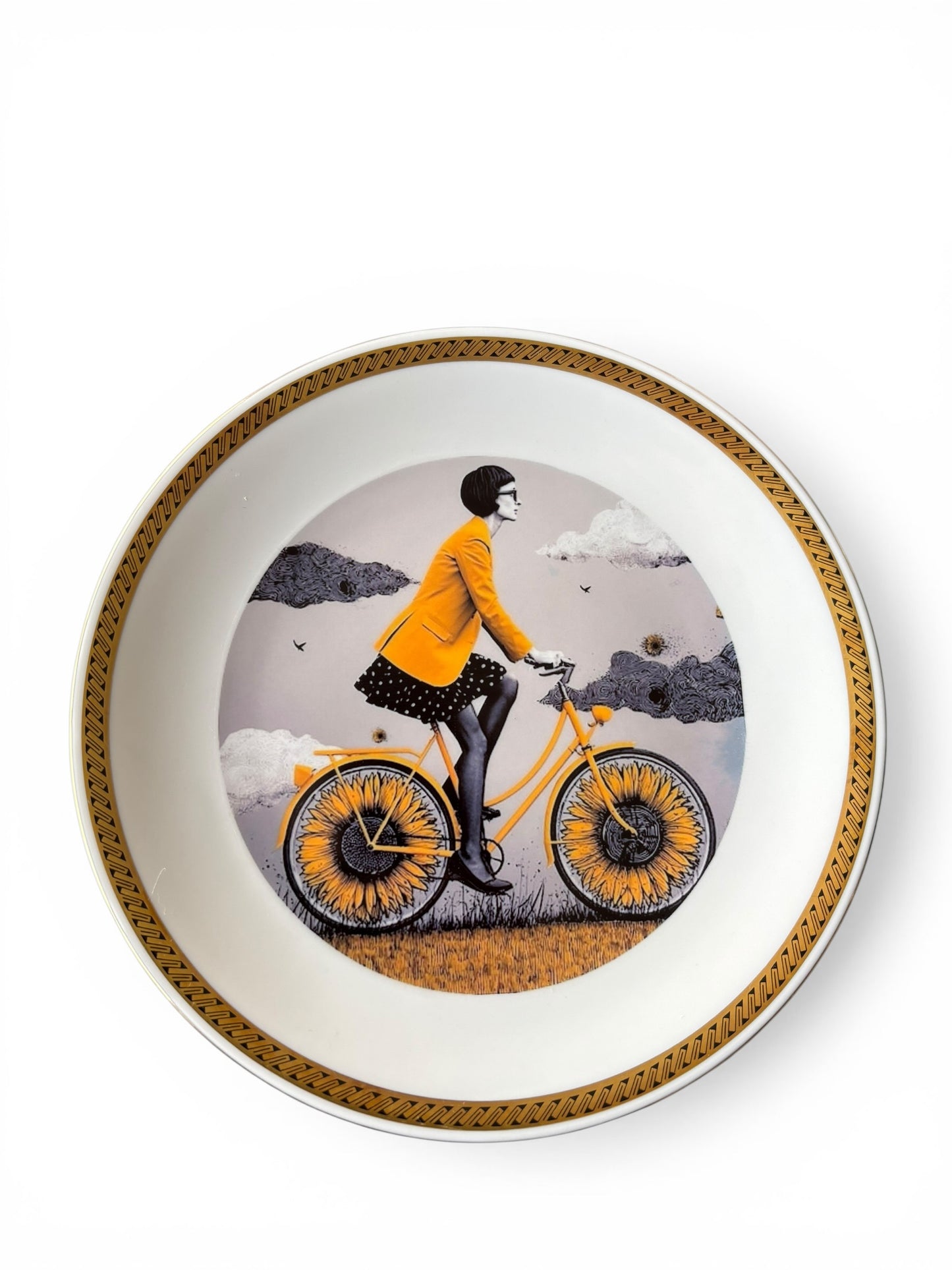 Vintage Wandbord Zonnebloem Set 3 | The Vintage Vibe