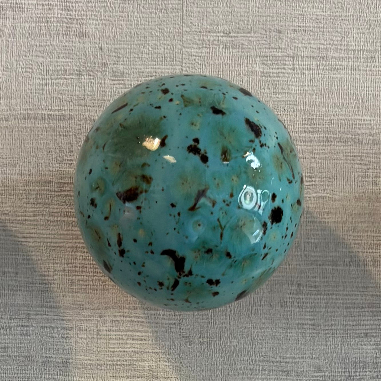 Wandparel van Keramiek Turquoise | Het Maakhuys
