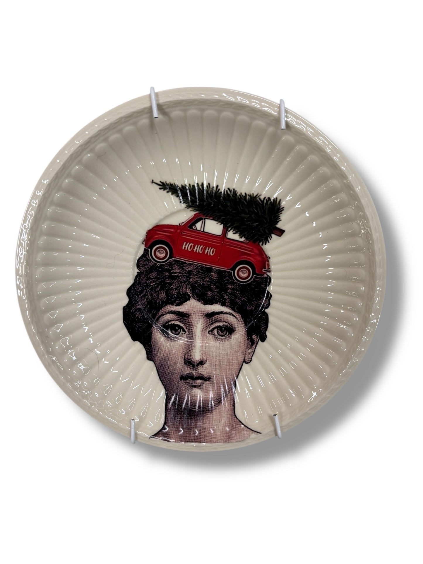 Vintage Wandbord Lina Fornasetti Kerst | The Vintage Vibe
