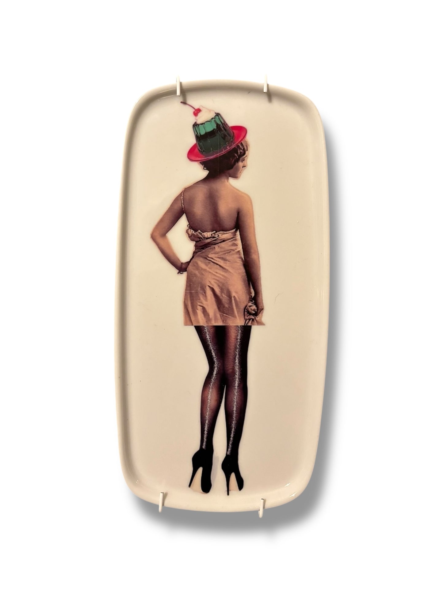 Vintage Wandbord Pudding Dame | Het Maakhuys