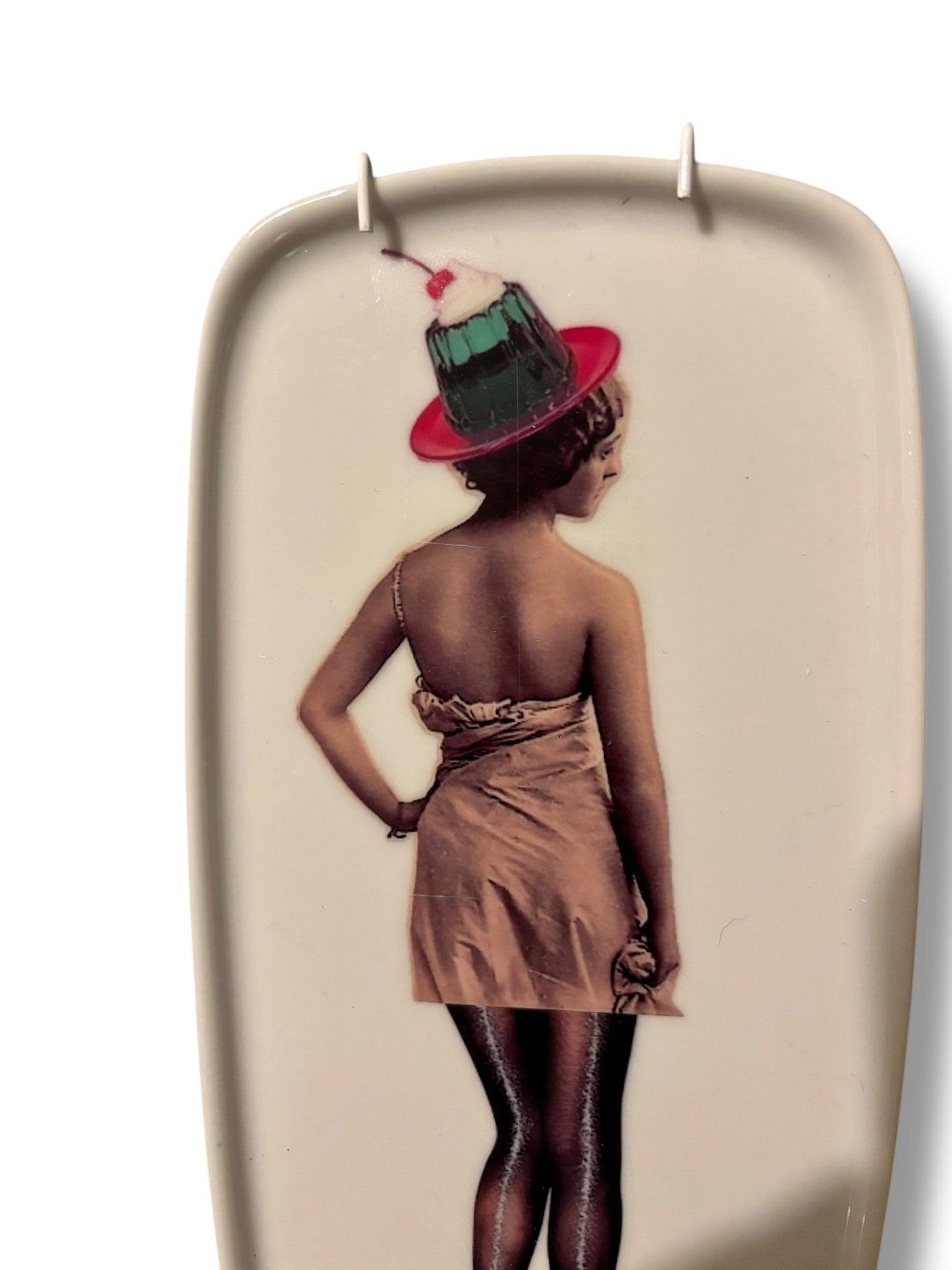 Vintage Wandbord Pudding Dame | Het Maakhuys